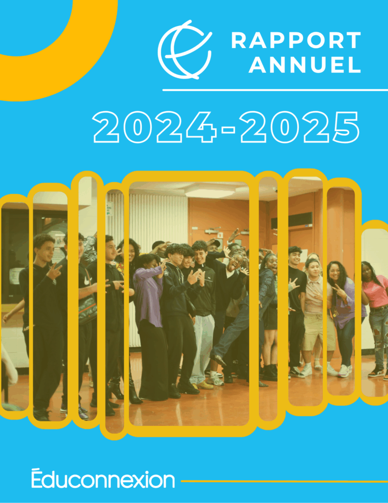 Rapport annuel Educonnexion 2024 2025 couverture